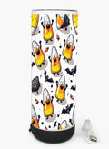 Candy Corn Halloween 20oz Bluetooth Travel Mug with removable Bluetooth speaker