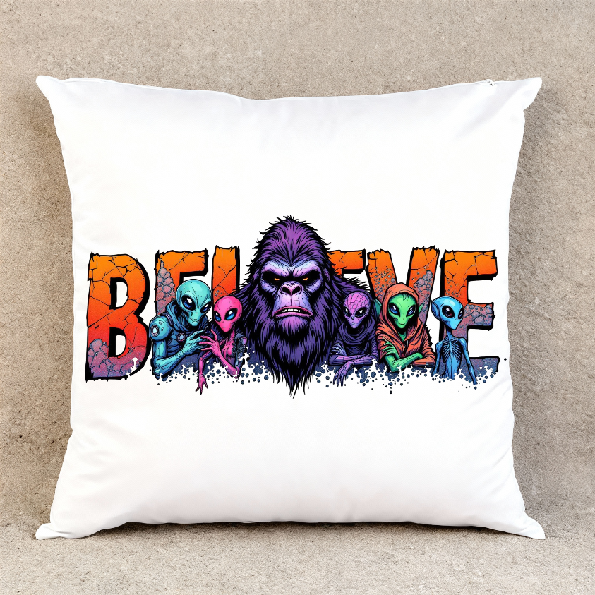 Believe - Throw Pillow Cover