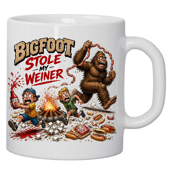 Bigfoot Stole My Weiner 11oz Ceramic Coffee Mug