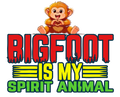 Bigfoot is my Spirit Animal - Baby Bib