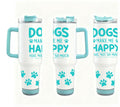 Dogs Make Me Happy You Not So Much 40oz Bluetooth Travel Mug