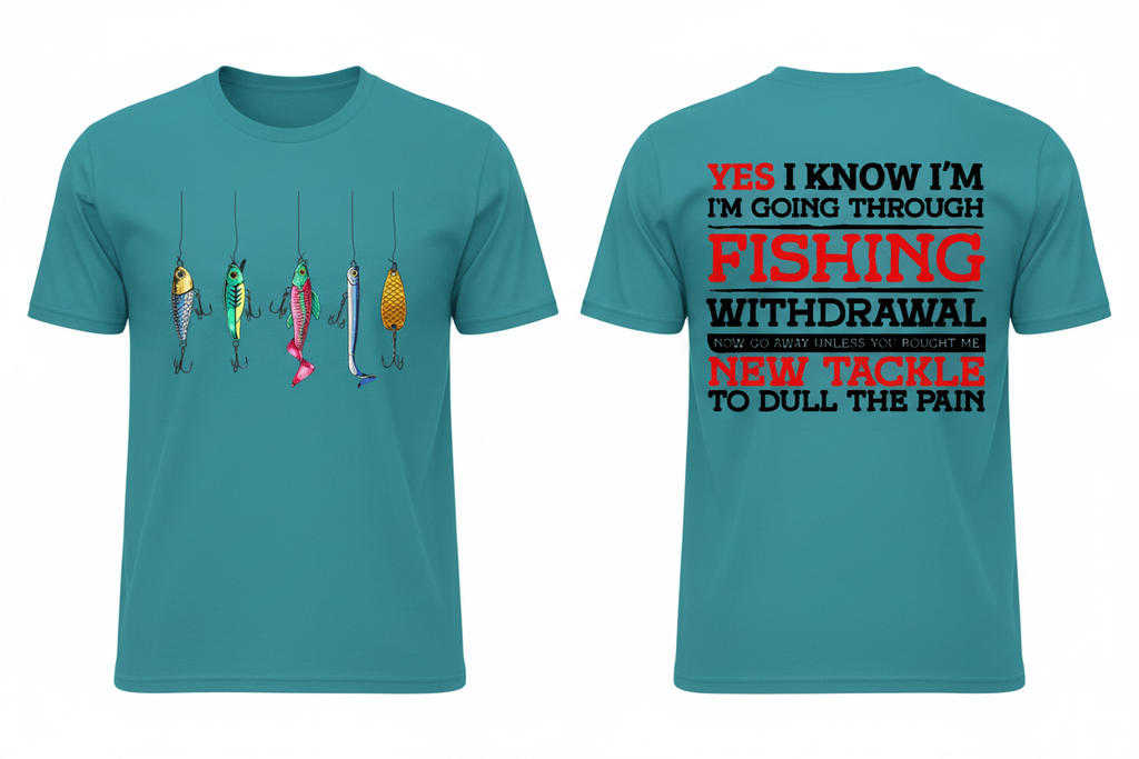 Fishing Withdrawal - Teal Side by Side