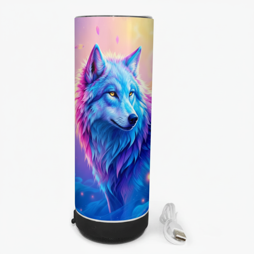 Dream Wolf 20oz Bluetooth Travel Mug with removable speaker
