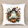 Haunted in Bloom - Throw Pillow Cover