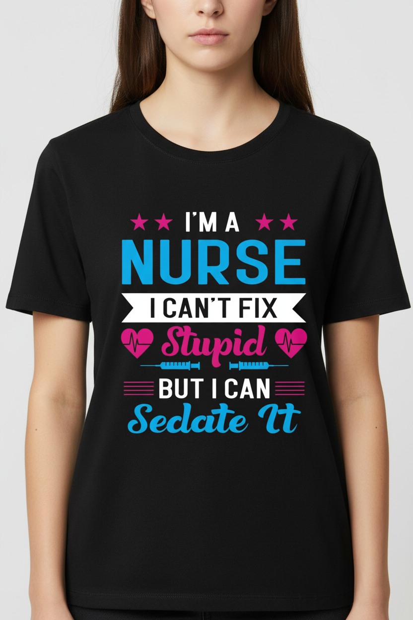 I'm a Nurse - Black