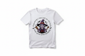 Assuming I Was Just an Old Lady Halloween T-Shirt in white with witch circular graphic