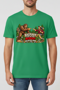 Bigfoot Saw Me on Irish green t-shirt