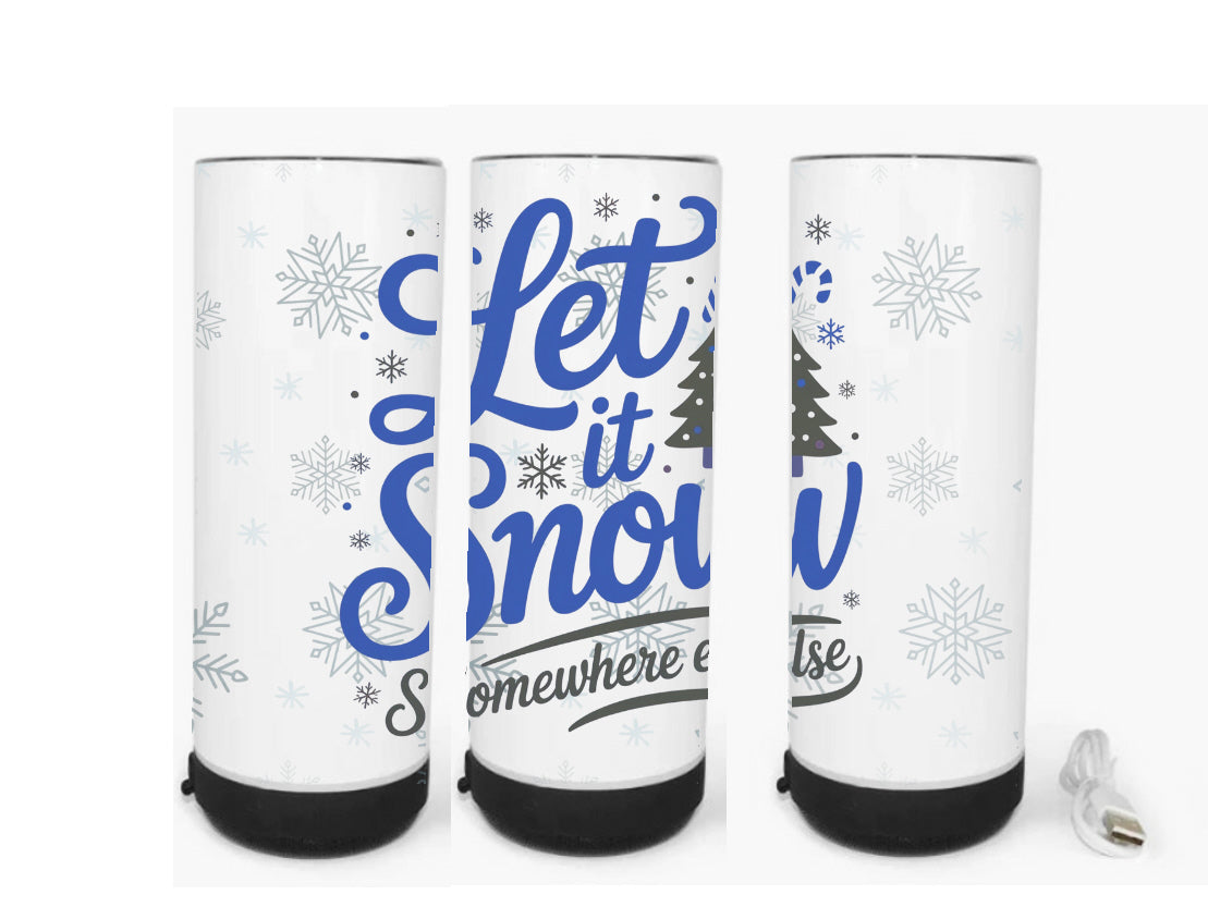 Let It Snow Somewhere Else 20oz Bluetooth Travel Mug