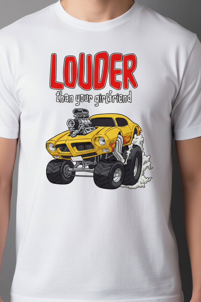 Louder Than Your Girlfriend - White